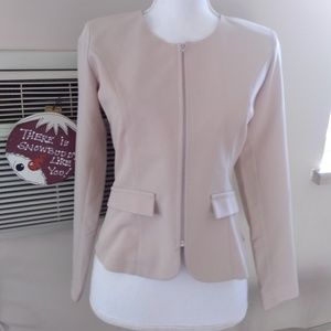 NWT sz S Boutique Katrus beige blazer top $58